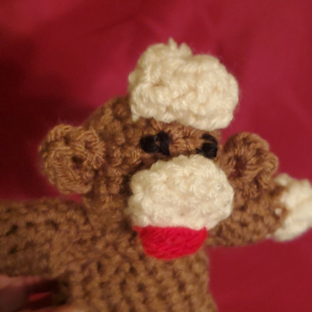 HANDMADE sock monkey. - Picture 3 of 5